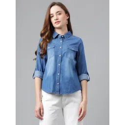 Latin Quarters Blue Regular Fit Shirt-picture-23