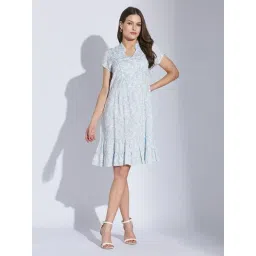 Latin Quarters BluePrint Short Sleeves Dress-picture-33