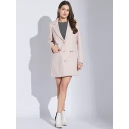 Latin Quarters Checked Longline Overcoat-picture-11