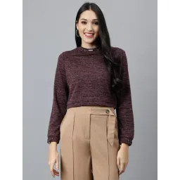 Latin Quarters Dark Maroon Top-picture-16