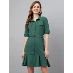 Latin Quarters Green A Line Dress-picture-17
