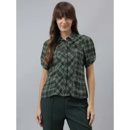Latin Quarters Green Check Shirt-picture-23