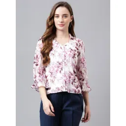 Latin Quarters Lavender Floral Shirt-picture-38
