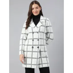 Latin Quarters White Nylon Regular Fit Coat-picture-42