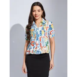 Latin Quarters White Regular Fit Printed Shirt-picture-29