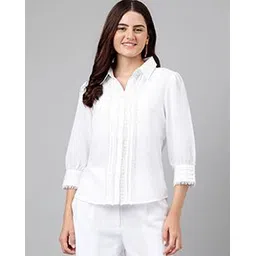 latin quarters Women Regular Fit Spread Collar Shirt-picture-13