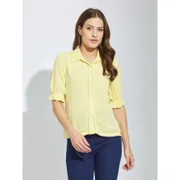 Latin Quarters Yellow Regular Fit Shirt-picture-23