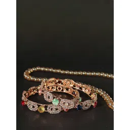 LAVAZZA Set Of 2 CZ Studded Bangle-picture-28