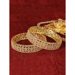 LAVAZZA Set Of 2 CZ-Studded Bangles-picture-14