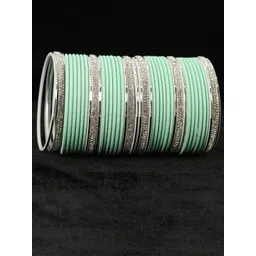 LAVAZZA Set Of 42 American Diamond Studded Bangles-picture-11