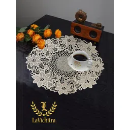 LaVichitra Pack of 6 Round Table Placemat-image-29