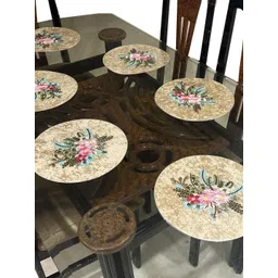 LaVichitra Pack of 6 Round Table Placemat-image-6