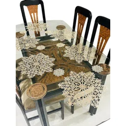 LaVichitra Round Pack of 12 Table Placemat-image-8