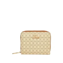 Lavie Beige Printed Zip Around Wallet for Women-picture-45
