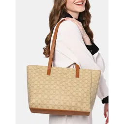 Lavie Betula Beige Logo Large Tote Bag-picture-33