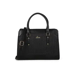 Lavie Black Synthetic Textured Handbag-picture-13