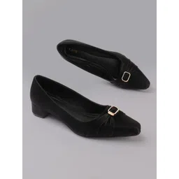 Lavie Block Sandals with Buckles-picture-29