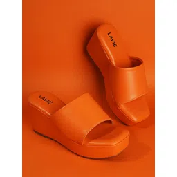 Lavie Open Toe Open Back Wedges-picture-16