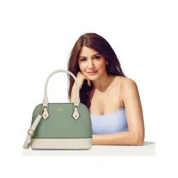 Lavie Pastel Winnie Women Green Dome Handbag with Detachable Strap-picture-14