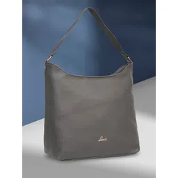 Lavie Polani Grey Solid Hobo Bag-picture-23