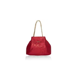 Lavie Shaya Structured Potli (Maroon) (L)-picture-11