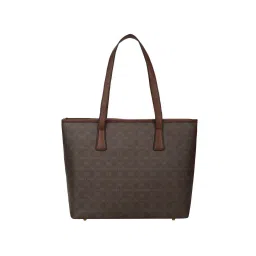 Lavie Sherry Brown Printed Medium Tote Handbag image 3