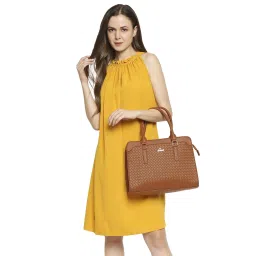 Lavie Tan Synthetic Textured Handbag image 1