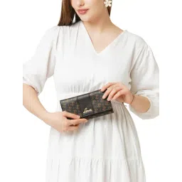 Lavie Trifiano Choco Logo Large Tri-Fold Wallet-picture-34