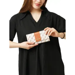 Lavie Trifiano Off White Logo Large Tri-Fold Wallet-picture-31