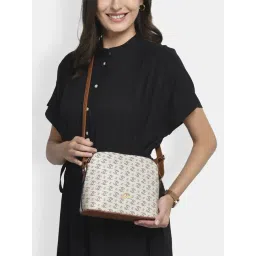 Lavie White Printed Medium Sling Handbag-picture-36