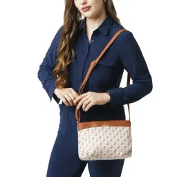 Lavie White Printed Medium Sling Handbag-picture-37