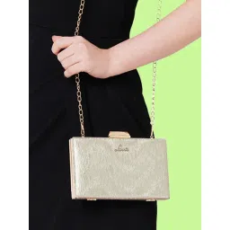 Lavie White Synthetic Clutch-picture-45