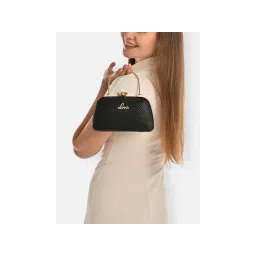 Lavie Women Black Textured Clutch (S)-picture-25