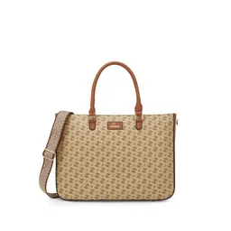 Lavie Women Brand Logo Printed Shopper Leather Shoulder Bag-picture-24