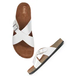 Lavie Women Buckled Open Toe Flats-picture-32