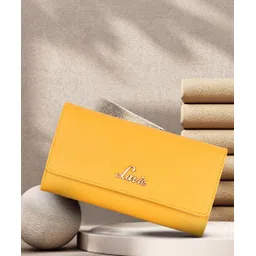 lavie Women Casual Yellow Artificial Leather Wallet - Mini-picture-17