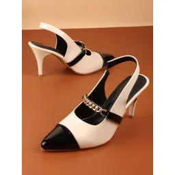 Lavie Women Colourblocked Stiletto Pumps-picture-24