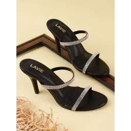 Lavie Women Embellished Open Toe Slim Heeled Peep Toes-picture-24