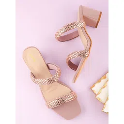 Lavie Women Embellished Suede Block Sandals-picture-38