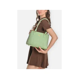 Lavie Women Green Solid Satchel Bag (M)-picture-36