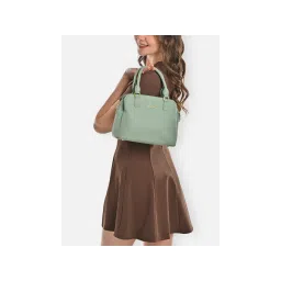Lavie Women Green Solid Satchel Bag (S)-picture-42