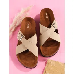 Lavie Women Open Toe Flats with Buckles-picture-14