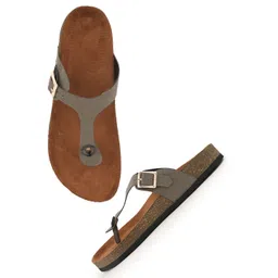 Lavie Women Open Toe T-Strap Flats-picture-26