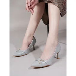 Lavie Women Pointed Toe Kitten Heeled Pumps-picture-37