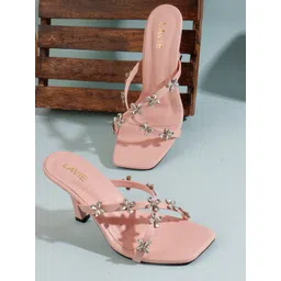 Lavie Women Western Embellished Kitten Heels Sandals-picture-32