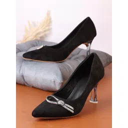 Lavie Women Western - Embellished Slim Heeled Pumps-picture-22