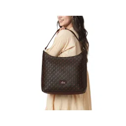 Lavie Women's Portia Monogram LL Print Hobo (CHOCO) (L)-picture-22