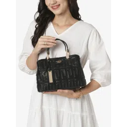 LAVIE LUXE Black JULI26 Small Leather Satchel-picture-41