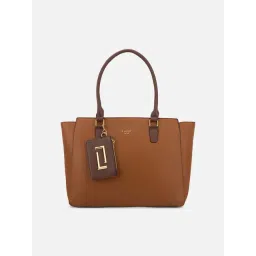 LAVIE LUXE Duo Kelly Tan Textured Large Leather Shoulder Bag-picture-34