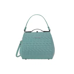 LAVIE LUXE Mint Fluffel Frame Logo Small Satchel-picture-13